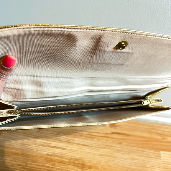 Gold long clutch - Picture 3 of 4